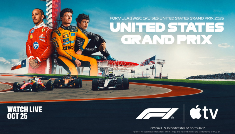 Now You Can Hear F1 on Apple TV in Dolby Atmos