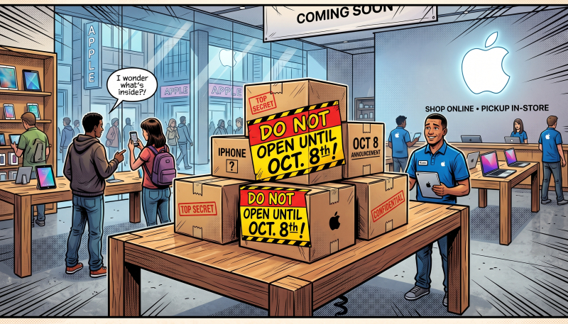 Apple Stores Receive Boxes Marked ‘Do Not Open Until October 8’